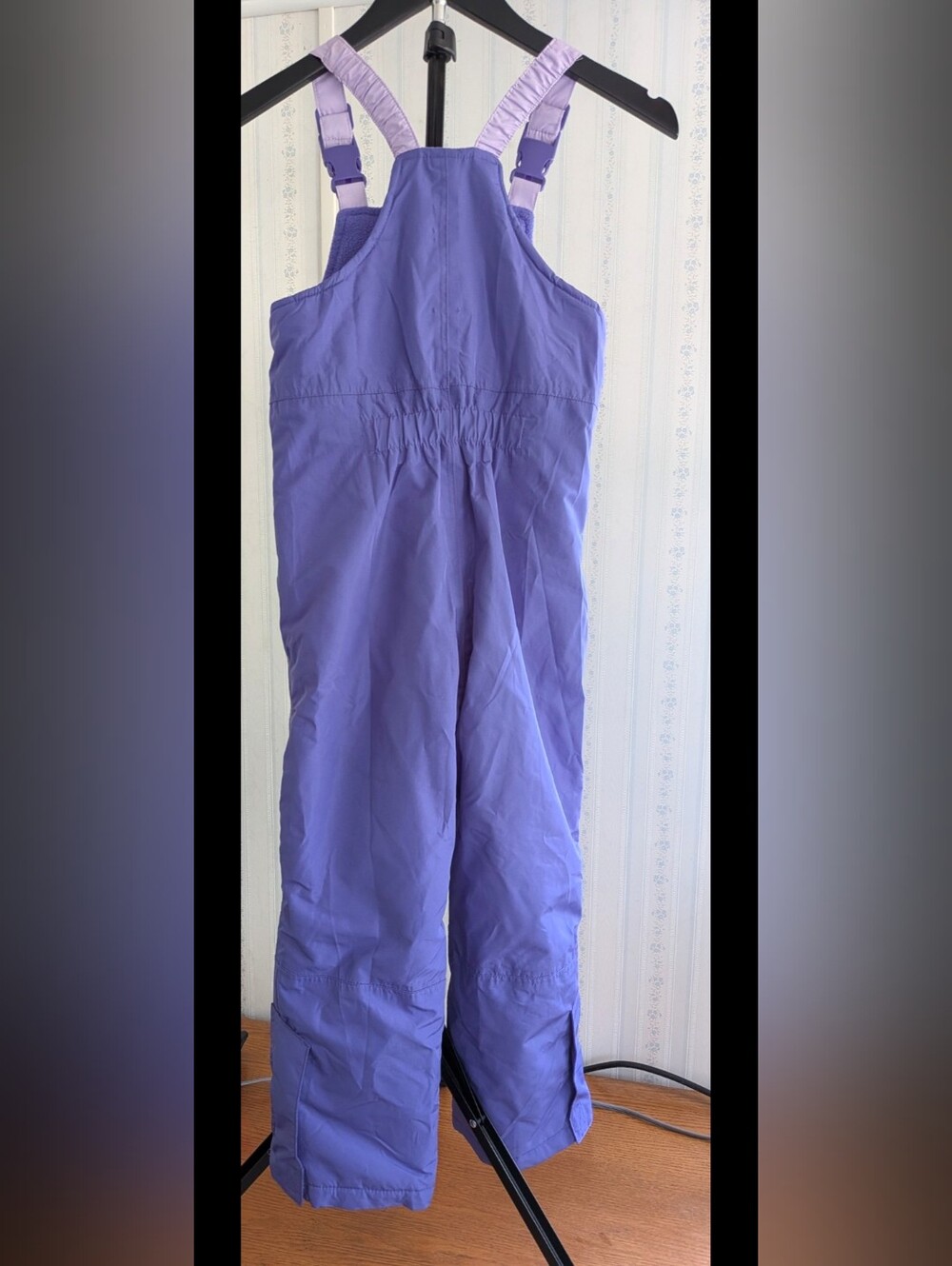 Purple Lavender Insulated Snow Bib Overalls Ski Pants Kid's Size Small - Picture 2 of 4
